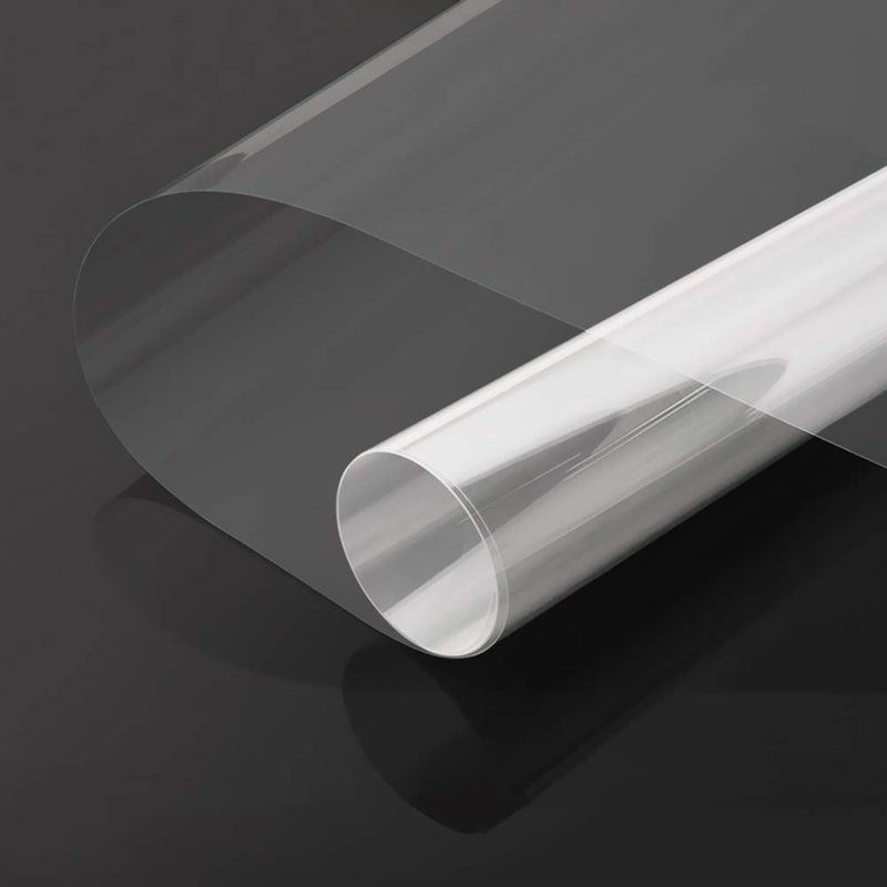 SUMAGITIN Clear Window Security Film Adhesive Anti Shatter Safety Window Glass Protection Sticker Heat Control Anti UV for Home and Office 2Mil, 35.4inch x 16.5feet - Image 1